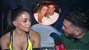 Onelia Molina dice que no habla de Alejandra Baigorria, pero reportero le recuerda entrevista / América Espectáculos  