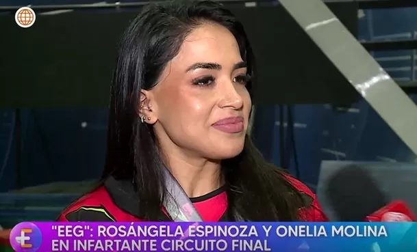 Onelia Molina se conmovió detrás de cámaras luego de vencer a Rosángela Espinoza / Captura