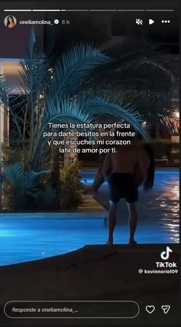 Onelia Molina y Kevin Díaz derrocharon química en pleno viaje y rápidamente llamaron la atención. Una romántica frase y la cercanía entre ambos fueron suficientes para encender los comentarios. Video: TikTok @kevinnoriel09 Onelia Molina y Kevin Díaz derrocharon química en pleno viaje y rápidamente llamaron la atención. Una romántica frase y la cercanía entre ambos fueron suficientes para encender los comentarios. Video: TikTok @kevinnoriel09