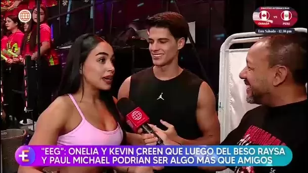 Onelia Molina y Kevin Díaz hablaron sobre el beso entre Raysa Ortiz y Paul Michael y creen que podría cambiar su relación/ América Televisión Onelia Molina y Kevin Díaz hablaron sobre el beso entre Raysa Ortiz y Paul Michael y creen que podría cambiar su relación/ América Televisión