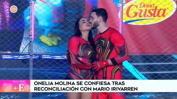 Onelia Molina y Mario Irivarren por fin confirmaron su reconciliación y remecieron el set de EEG / Más Espectáculos