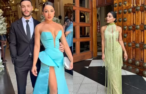 Onelia Molina y Mario Irivarren coincidieron con Vania Bludau en la boda de Alejandra y Said. Fotos: Instagram