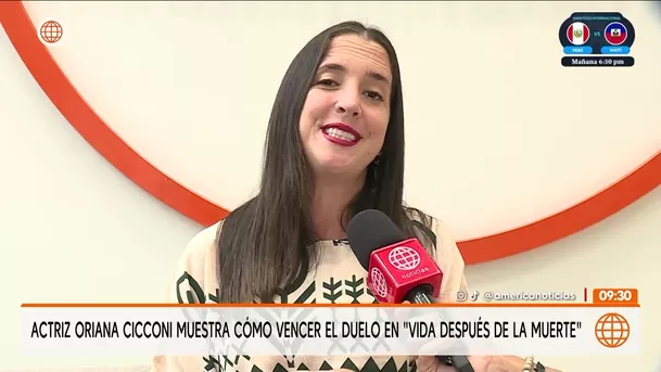 Oriana Cicconi muestra cómo vencer el duelo con 'Vida después de la muerte' / América Espectáculos 