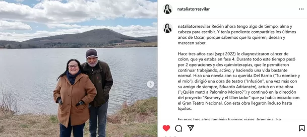 Ell actor Óscar Carrillo fue diagnosticado con cáncer de colón en 2022 / Instagram Ell actor Óscar Carrillo fue diagnosticado con cáncer de colón en 2022 / Instagram
