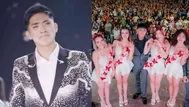 Oscar Junior Custodio rompió en llanto en pleno show de regreso