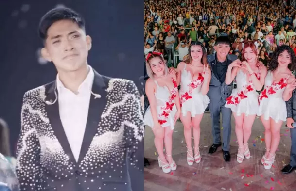 Oscar Junior Custodio 'Senderito' se quebró en medio de show en Tarapoto. Video: TikTok Oscar Junior Custodio 'Senderito' se quebró en medio de show en Tarapoto. Video: TikTok