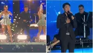 Óscar Junior detiene show de La Bella Luz y cancela concierto