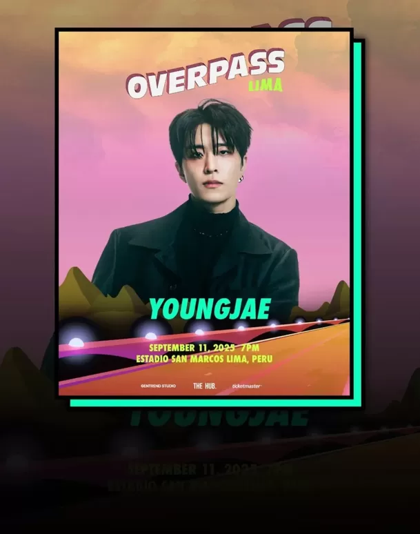 Youngjae deleitará a sus seguidores el próximo 11 de septiembre en el Estadio San Marcos / Instagram