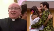 Padre Manuel celebra feliz porque por fin dejó de ser “salado”