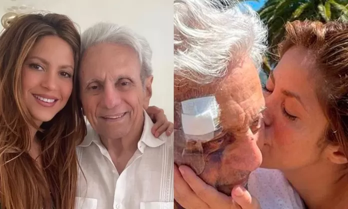 Shakira anunció así que su padre fue dado de alta tras varios días de  internamiento