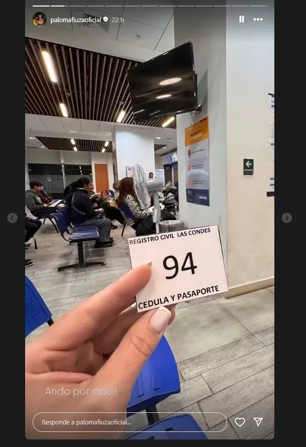 Paloma Fiuza sorprendió al revelar foto de su pasado en Chile. Fuente: Instagram Paloma Fiuza sorprendió al revelar foto de su pasado en Chile. Fuente: Instagram