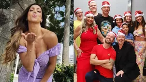 Paloma Fiuza y su familia. Navidad / IG