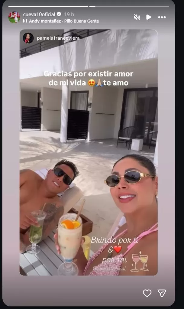 Pamela Franco y Christian Cueva salieron del país horas antes del matrimonio del cantante de cumbia. Foto: IG @pamelafrancoviera Pamela Franco y Christian Cueva salieron del país horas antes del matrimonio del cantante de cumbia. Foto: IG @pamelafrancoviera