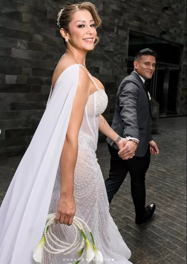 Pamela Franco dedica brindis a Christian Cueva en medio de la boda de Christian Domínguez. Foto: @joselaraweddings Pamela Franco dedica brindis a Christian Cueva en medio de la boda de Christian Domínguez. Foto: @joselaraweddings