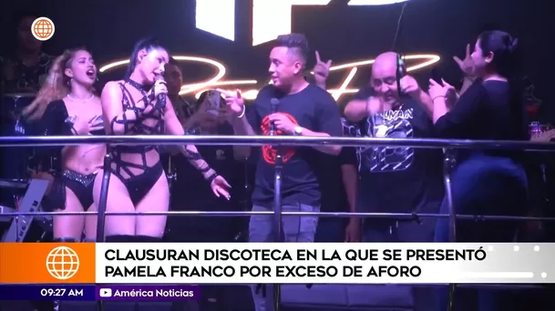 Christian Cueva y Pamela Franco cantaron 'El cervecero' en discoteca de Arequipa / América Espectáculos