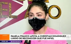 Pamela Franco tras confesión de Christian Domínguez: Hoy por hoy me demuestra algo muy diferente - Noticias de christian-dominguez