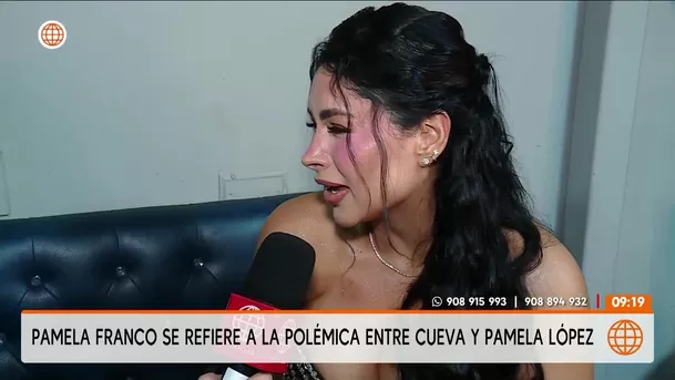 Pamela Franco aseguró que sabe detalles de cómo sería realmente la situación de Christian Cueva / América Espectáculos 