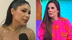 Pamela Franco responde sobre si tiene algo en contra de Rebeca Escribens / América Espectáculos