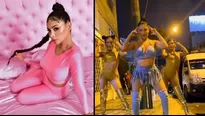 Pamela Franco posteó un TikTok con una polémica canción/Fotos: Instagram/Video: TikTok