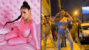 Pamela Franco posteó un TikTok con una polémica canción/Fotos: Instagram/Video: TikTok