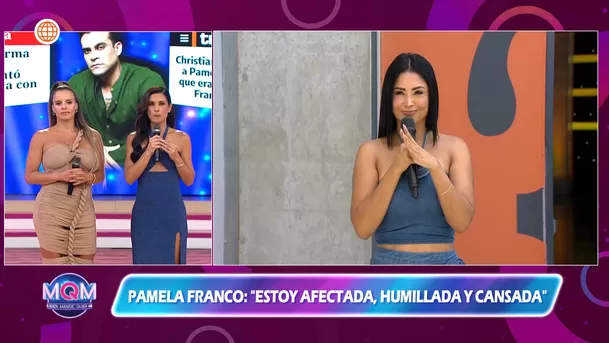 Pamela Franco se pronunció en 'Mande Quien Mande'/Foto: 'Mande Quien Mande'