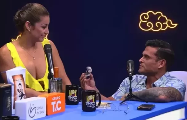 Christian Domínguez le propuso matrimonio a Karla Tarazona en el podcast de Kenji Fujimori / Captura Christian Domínguez le propuso matrimonio a Karla Tarazona en el podcast de Kenji Fujimori / Captura