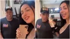 Pamela Franco hizo bailar a Cueva al ritmo del TikTok ‘Felipe’