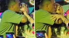 Pamela Franco hizo cara de 'asco' cuando Cueva le robó un beso