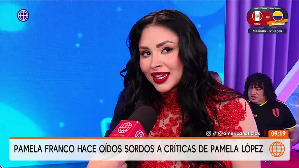 Pamela Franco ignora a Pamela López / América Espectáculos Pamela Franco ignora a Pamela López / América Espectáculos