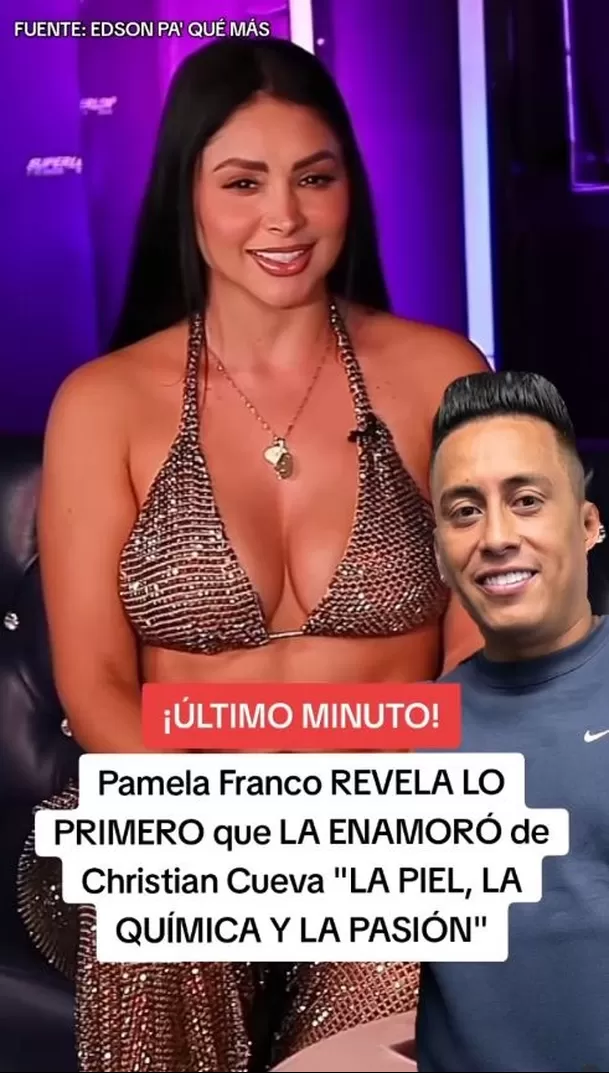 Pamela Franco revela el verdadero secreto detrás de su romance con Christian Cueva / IG: elchicodelascriticas Pamela Franco revela el verdadero secreto detrás de su romance con Christian Cueva / IG: elchicodelascriticas