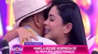 Pamela Franco lloró de emoción con tremenda sorpresa de su papá 