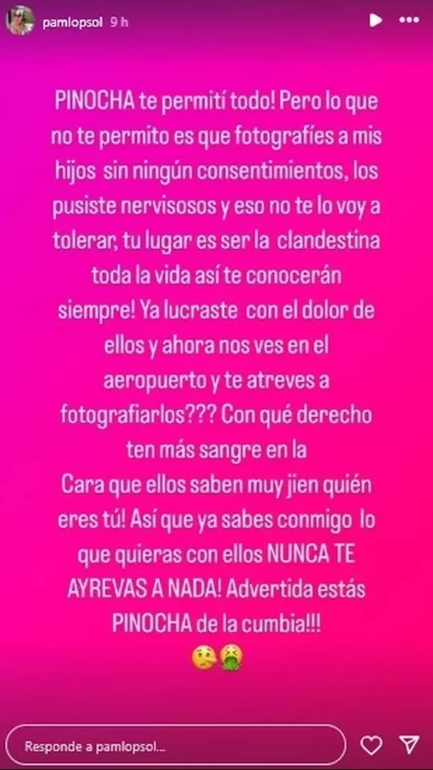 Pamela López le declaró la guerra a Pamela Franco / Instagram