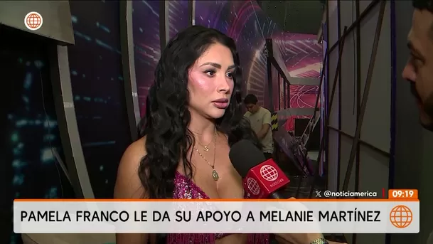 Pamela Franco seguirá apoyando a Melanie Martínez ante demanda de Christian Domínguez / Captura 