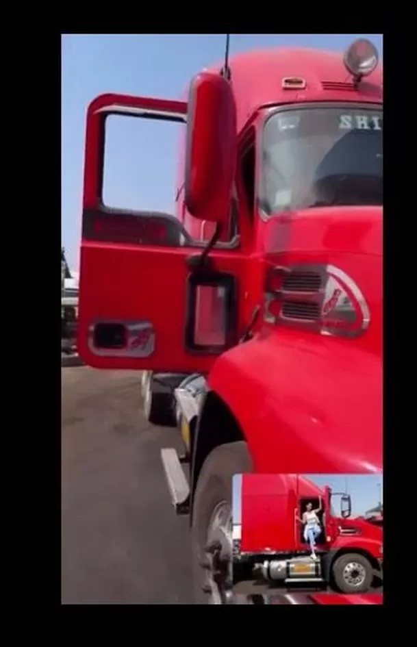 La cantante compartió imágenes desde una notaría y luego mostró el vehículo pesado que adquirió recientemente, el cual lleva un nombre inspirado en sus seres queridos Video: Instagram @pamelafrancoviera