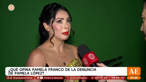 Pamela Franco habló de la denuncia que hizo Pamela López a Christian Cueva Pamela Franco habló de la denuncia que hizo Pamela López a Christian Cueva