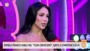 Pamela Franco continúa en medio de la polémica. Video: América TV