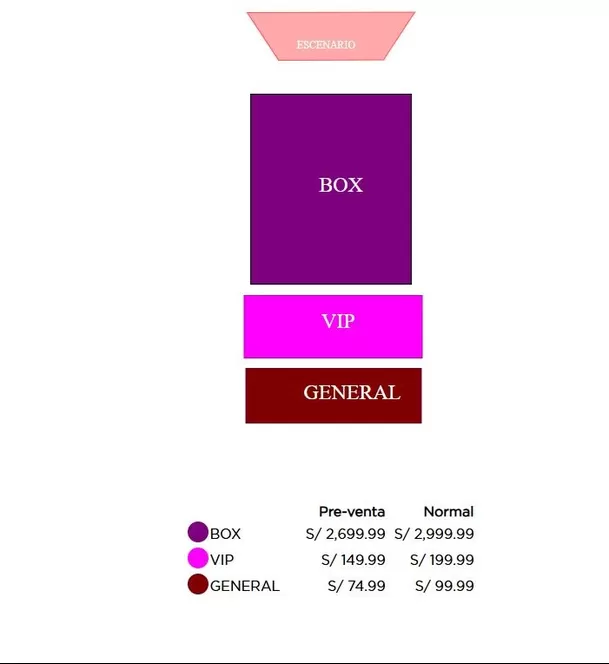 Precios para la fiesta 'Mística'/Foto: Quehay.pe