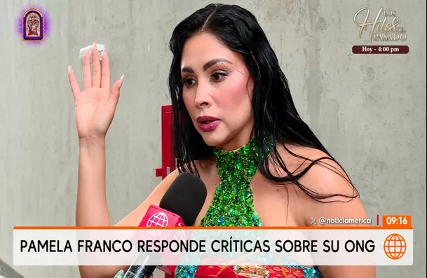 Pamela Franco responde a críticas sobre su ONG / América Espectáculos Pamela Franco responde a críticas sobre su ONG / América Espectáculos