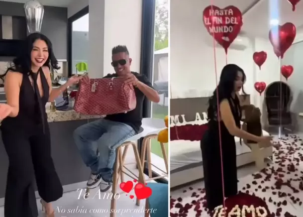 Pamela Franco le regalo costoso bolso de viaje a Christian Cueva por su cumpleaños / Instagram Pamela Franco le regalo costoso bolso de viaje a Christian Cueva por su cumpleaños / Instagram