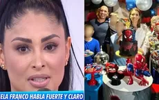 Pamela Franco reveló que Karla Tarazona no invitó a Christian Domínguez al cumpleaños de su hijo - Noticias de karla-tarazona