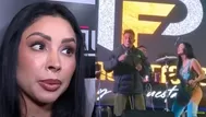 Pamela Franco se pronunció por groserías de Cueva en show