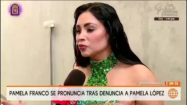 La cantante aseguró que sus abogados están a cargo del caso por presunta violencia psicológica y señaló que esperará el proceso legal./ América TV