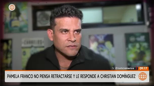 Christian Domínguez piensa en llevar a Pamela Franco a los tribunales / Captura 
