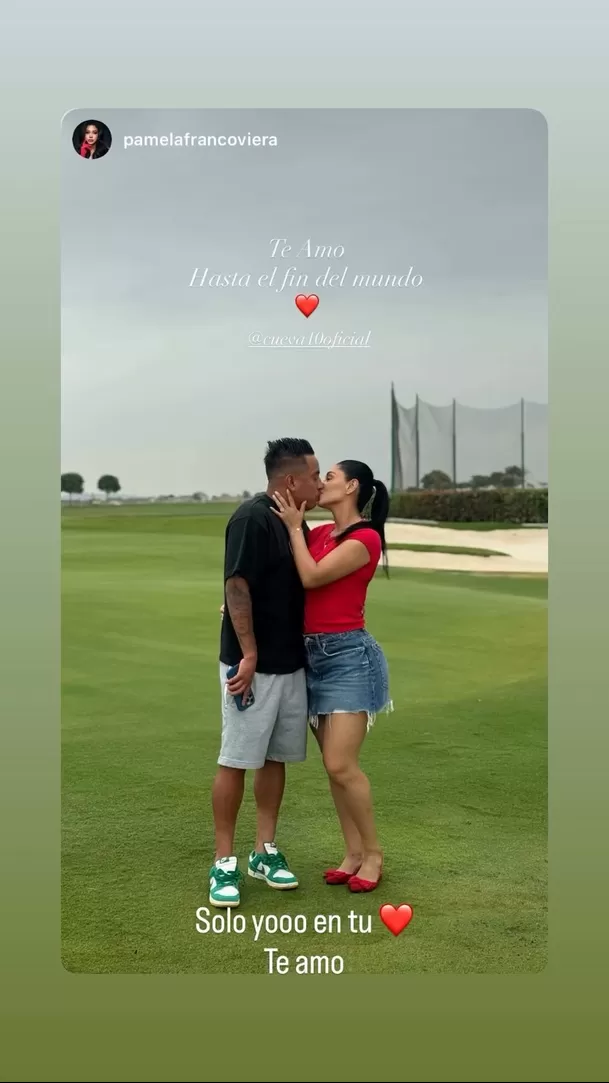 Pamela Franco viajó a Ecuador para reencontrarse con Christian Cueva / Instagram