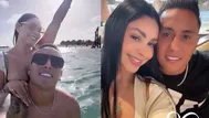 Pamela Franco y Cueva promocionan filete de bonito desde la playa