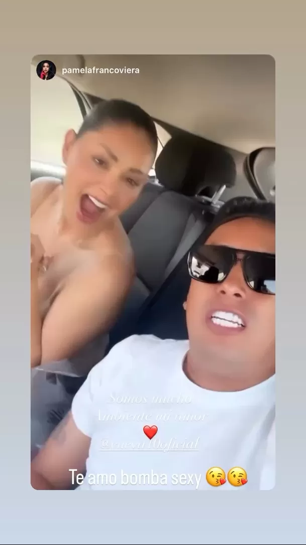 Pamela Franco y Christian Cueva en risas a pesar de grave denuncia de Pamela López / Captura