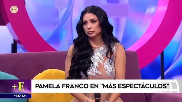 Pamela Franco y su reacción por pregunta sobre Pamela López