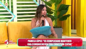 Pamela López pisó por primera vez el set del magazine matutino. Foto y video: América TV