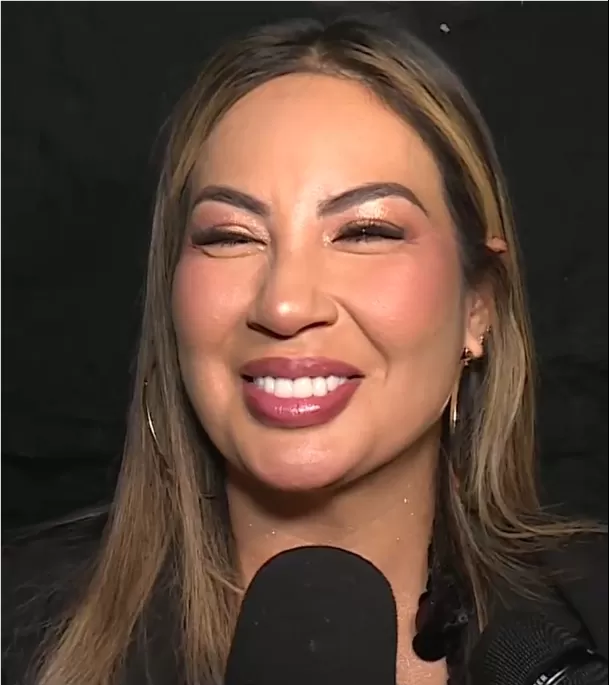 Pamela López pisó por primera vez el set del magazine matutino. Foto: América TV