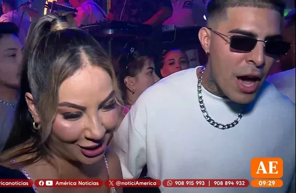 Pamela López inauguró su discoteca junto a Paul Michael / Captura